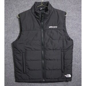 North Face Vest Men Medium Black Everyday Insulated Poly Fill Full Zip Mock NWOT